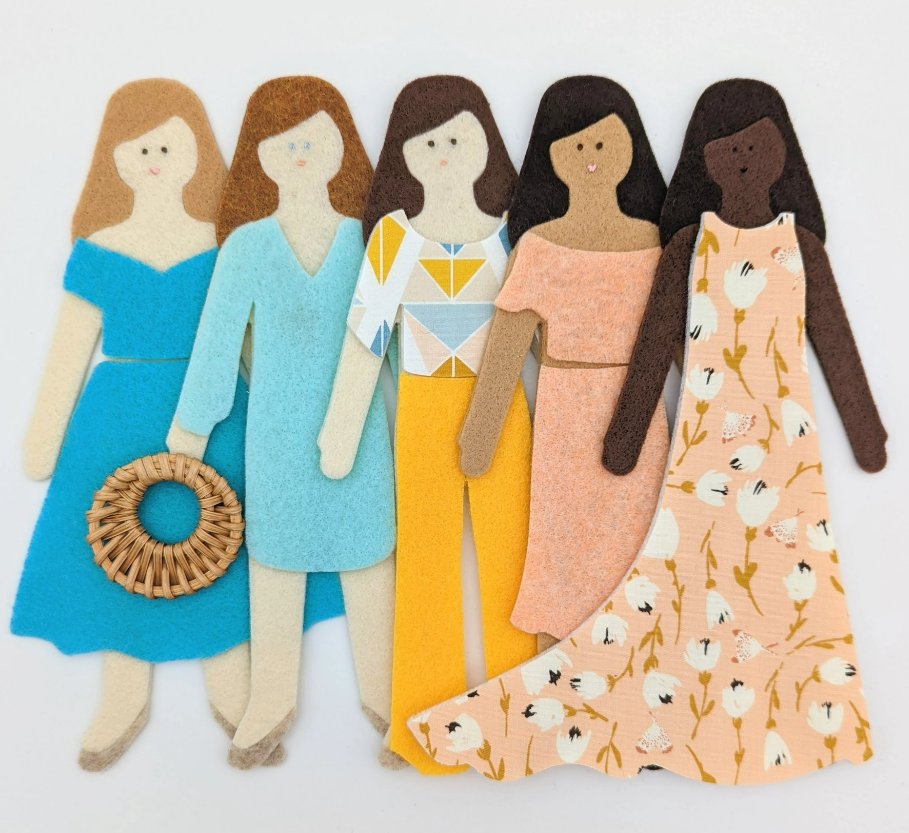 Felt Girl Doll Deluxe