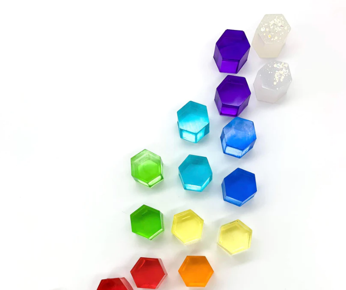 Hexagon Resin Parts