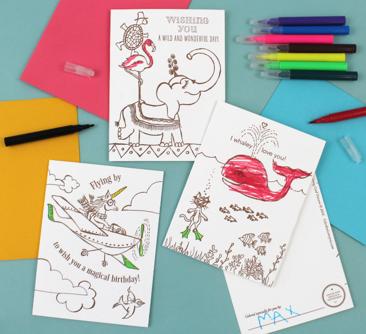 Create Your Own Greeting Cards with Markers