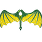 Green Dragon Costume Wings