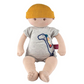Soft Boy Baby Doll with Yellow Hat and Dinosaur Onesie