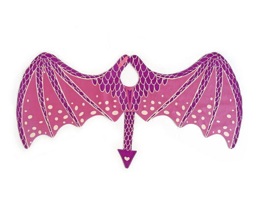 Pink Dragon Costume Wings