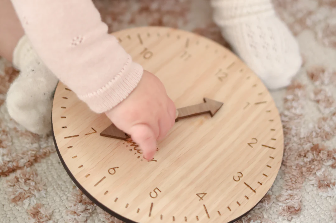 Wood Learning Clock